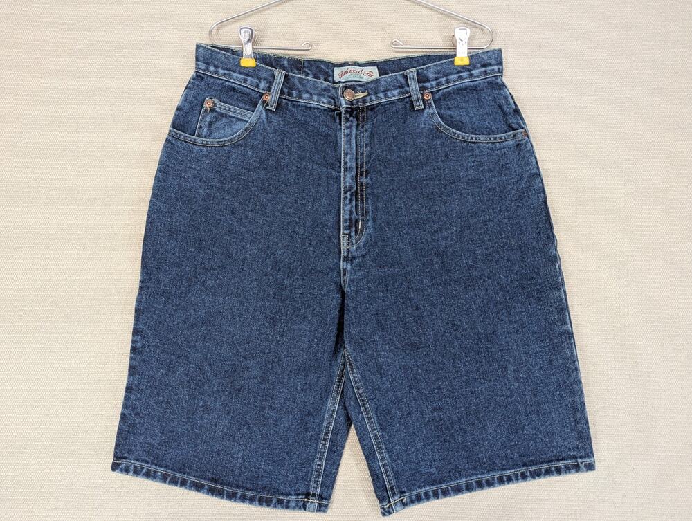 Vintage St John's Bay Denim Shorts Size 14 High Waisted Relaxed Fit -0925F165